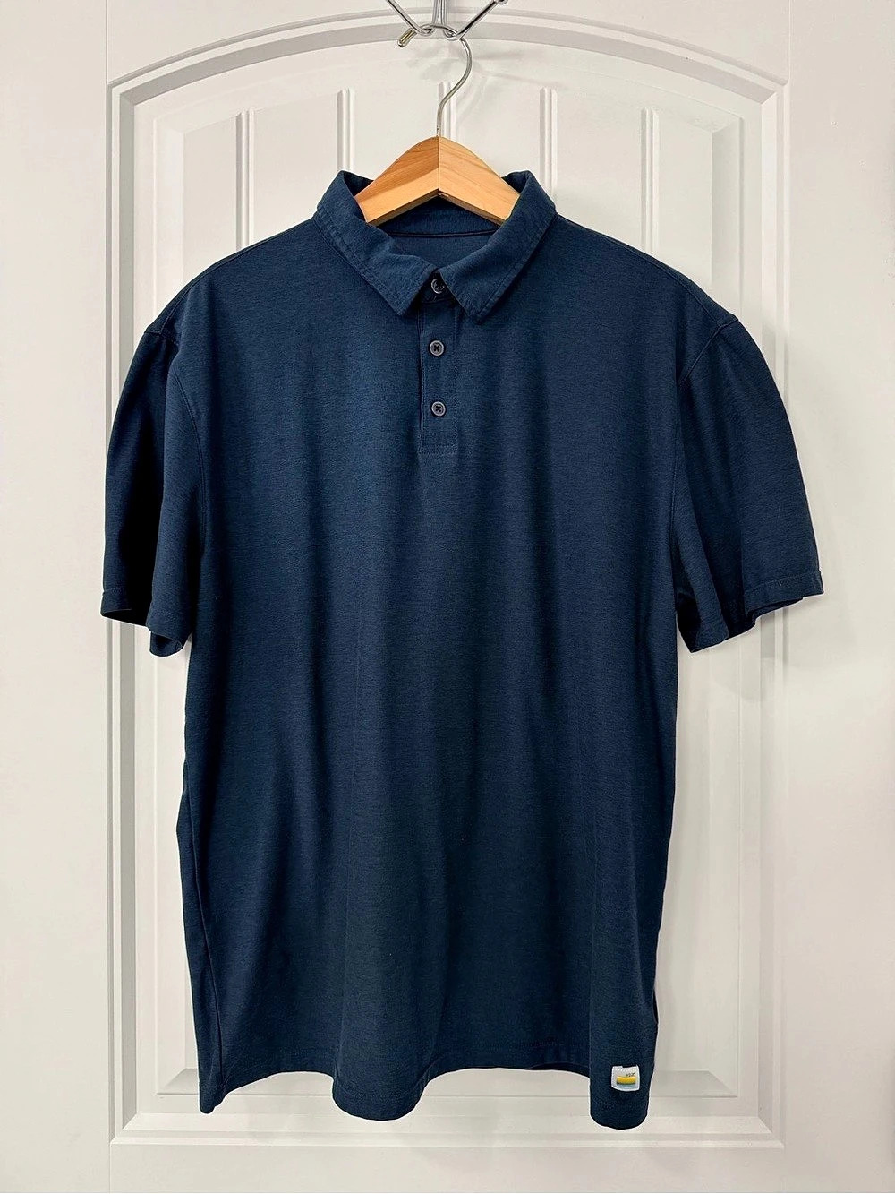 Vuori Strato Tech Polo Men's Blue Polo Size Large